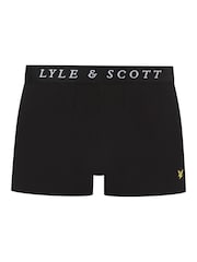 Lyle & Scott Black Neville Underwear Trunks 3 Pack - Image 3 of 4