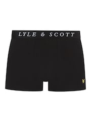 Lyle & Scott Black Neville Underwear Trunks 3 Pack - Image 4 of 4