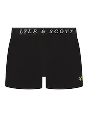 Lyle & Scott Black Neville Underwear Trunks 3 Pack - Image 2 of 4