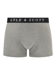 Lyle & Scott Black Neville Underwear Trunks 3 Pack - Image 4 of 4
