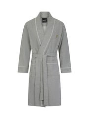 Lyle & Scott Grey Kobe Kimono Robe - Image 1 of 3