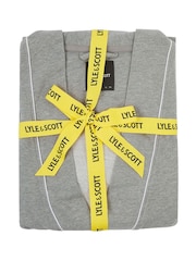 Lyle & Scott Grey Kobe Kimono Robe - Image 3 of 3
