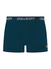 Lyle & Scott Blue Barclay Underwear Trunks 3 Pack - Image 3 of 4