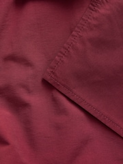 Berry Red Shower Resistant Trench Coat - Image 8 of 8