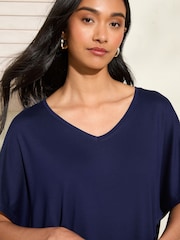 Friends Like These Navy Short Sleeve Tunic - Image 2 of 4
