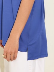 Friends Like These Blue Short Sleeve Tunic - Image 2 of 5