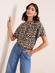 Animal - Friends Like These Button Detail Short Sleeve Tunic - Imagem 1 de 1
