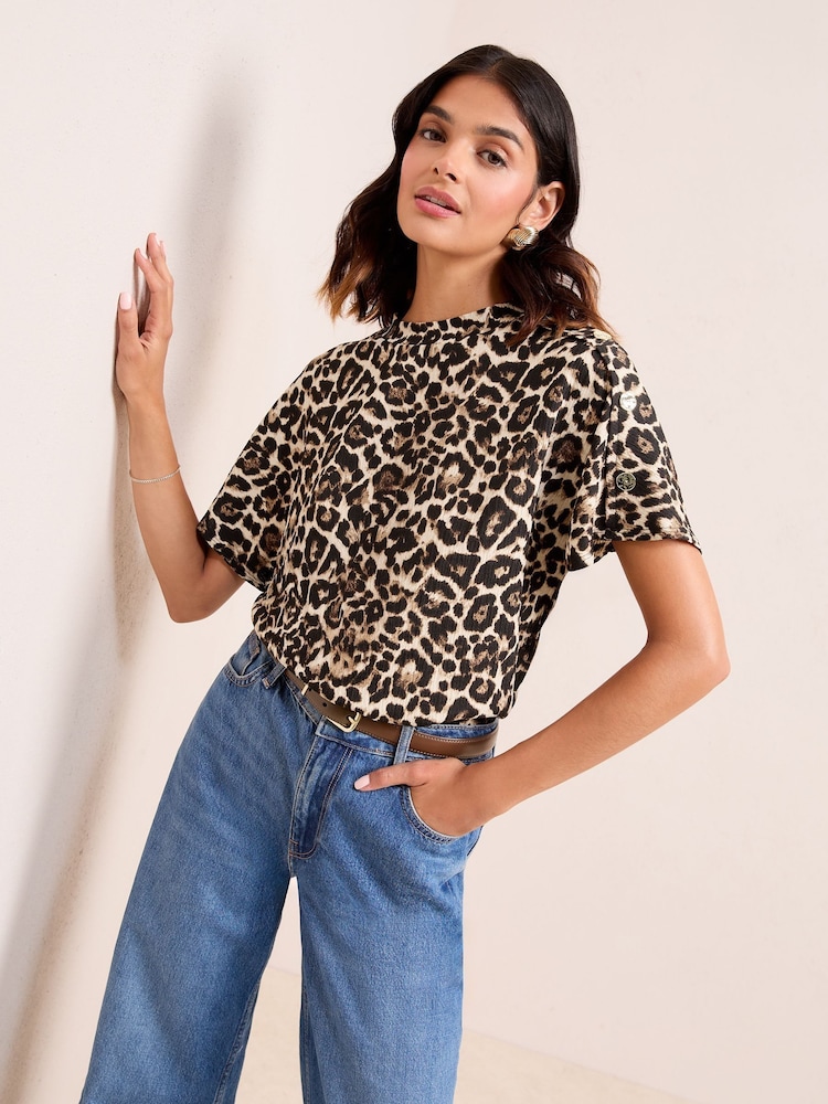 Animal - Friends Like These Button Detail Short Sleeve Tunic - Imagem 1 de 1