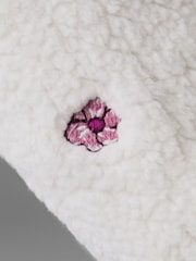 JoJo Maman Bébé Pink Reversible Fleece Lined Jacket - Image 11 of 19
