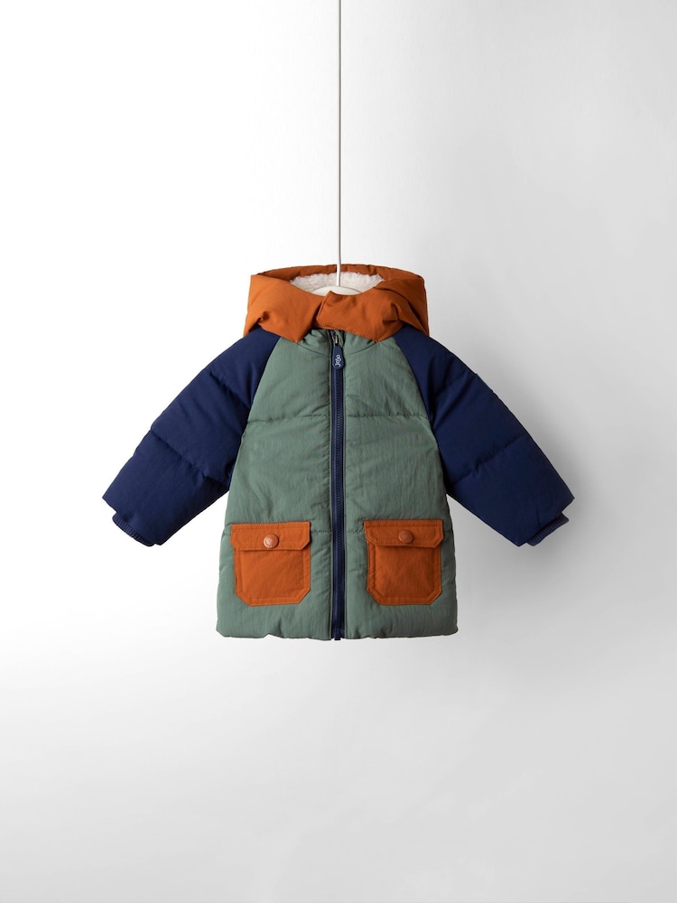 Več - Udobna podložena puffer jakna JoJo Maman Bébé - Slika 1 iz 6