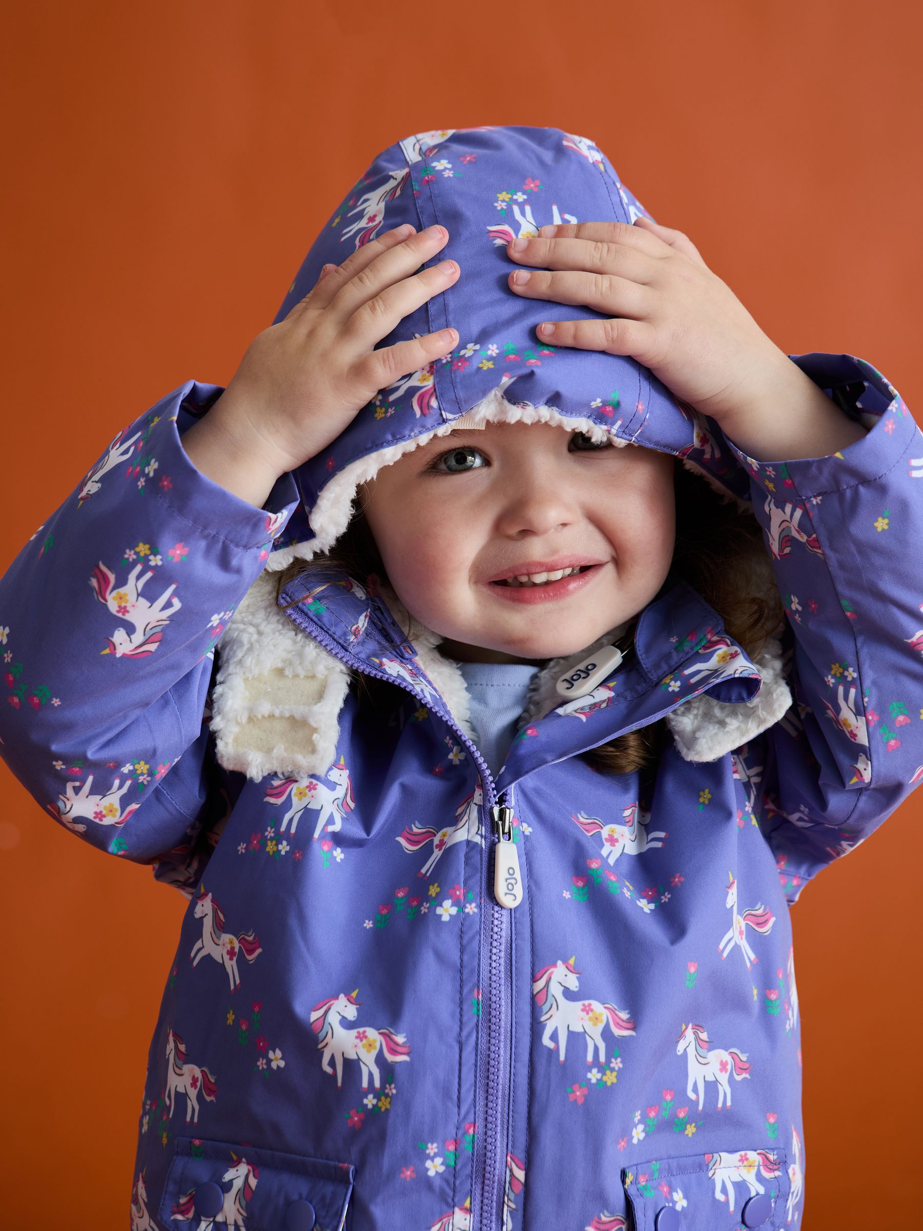 Buy JoJo Maman Bébé Purple 4-In-1 Waterproof Polar Fleece Jacket