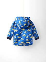 أزرق داكن - JoJo Maman Bébé Reversible Fleece Lined Jacket - صورة 3 من 8