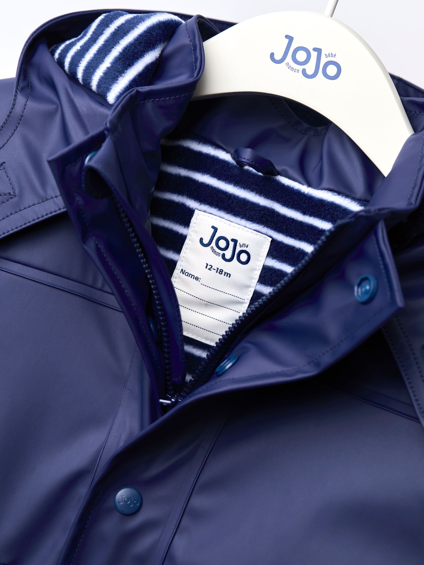 Buy JoJo Maman Bébé Navy Navy Cosy Lined Waterproof Jacket from