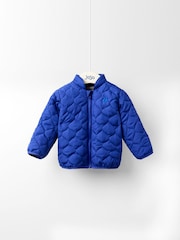 JoJo Maman Bébé Navy Transport 3-In-1 Waterproof Jacket - Image 5 of 12