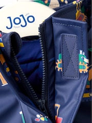 JoJo Maman Bébé Navy Transport 3-In-1 Waterproof Jacket - Image 9 of 12