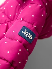 Berry Butterfly - Jojo Maman Bébé – gefütterter Steppmantel mit Fleece - Bild 14 von 15