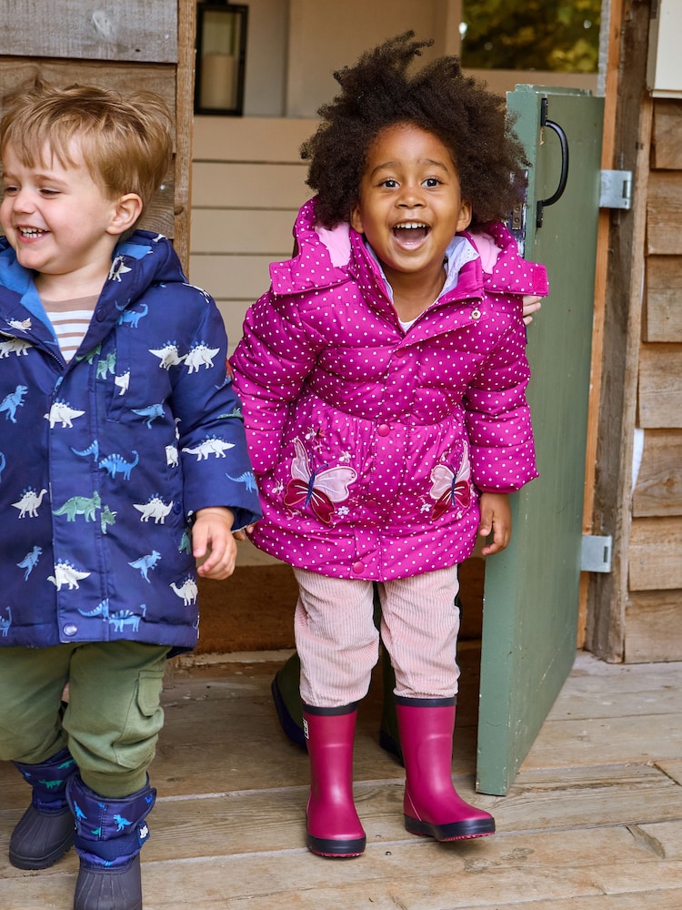 JoJo Maman Bébé Purple Puffer Jacket - Image 2 of 13