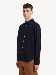 Norse Projects Blue Algot Relaxed Long Sleeve Sleeve Shirt - Image 2 of 7