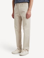 Norse Projects Cream Norse Standard Straight Leg Chino Trousers - Image 2 of 6