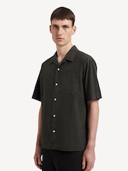 Norse Projects Green Carsten Short Sleeve Camp Collar Shirt - Image 2 of 5
