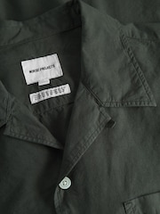 Norse Projects Green Carsten Short Sleeve Camp Collar Shirt - Image 3 of 5