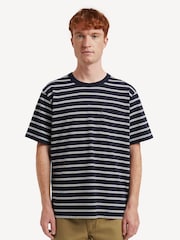 Norse Projects Blue Holger Sailor Stripe Pocket T-Shirt - Image 1 of 6