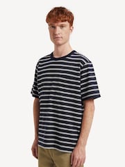 Norse Projects Blue Holger Sailor Stripe Pocket T-Shirt - Image 2 of 6