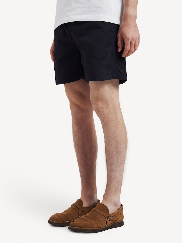 Norse Projects Navy Blue Hauge Nylon Swim Shorts - Image 2 of 2 Norse Projects Navy Blue Hauge Nylon Swim Shorts - Image 2 of 2