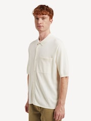Norse Projects White Rollo Short Sleeve Knit Shirt - Image 2 of 7