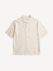 Norse Projects White Rollo Short Sleeve Knit Shirt - Image 3 of 7