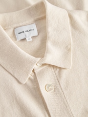 Norse Projects White Rollo Short Sleeve Knit Shirt - Image 5 of 7