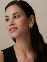 Orelia London Gold Tone Charm Cluster Necklace - Image 3 of 3