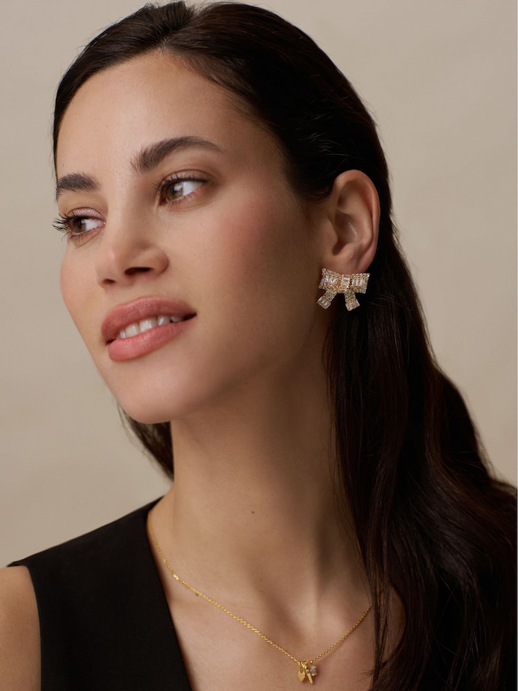 Orelia London Gold Tone Charm Cluster Necklace - Image 3 of 3 Orelia London Gold Tone Charm Cluster Necklace - Image 3 of 3