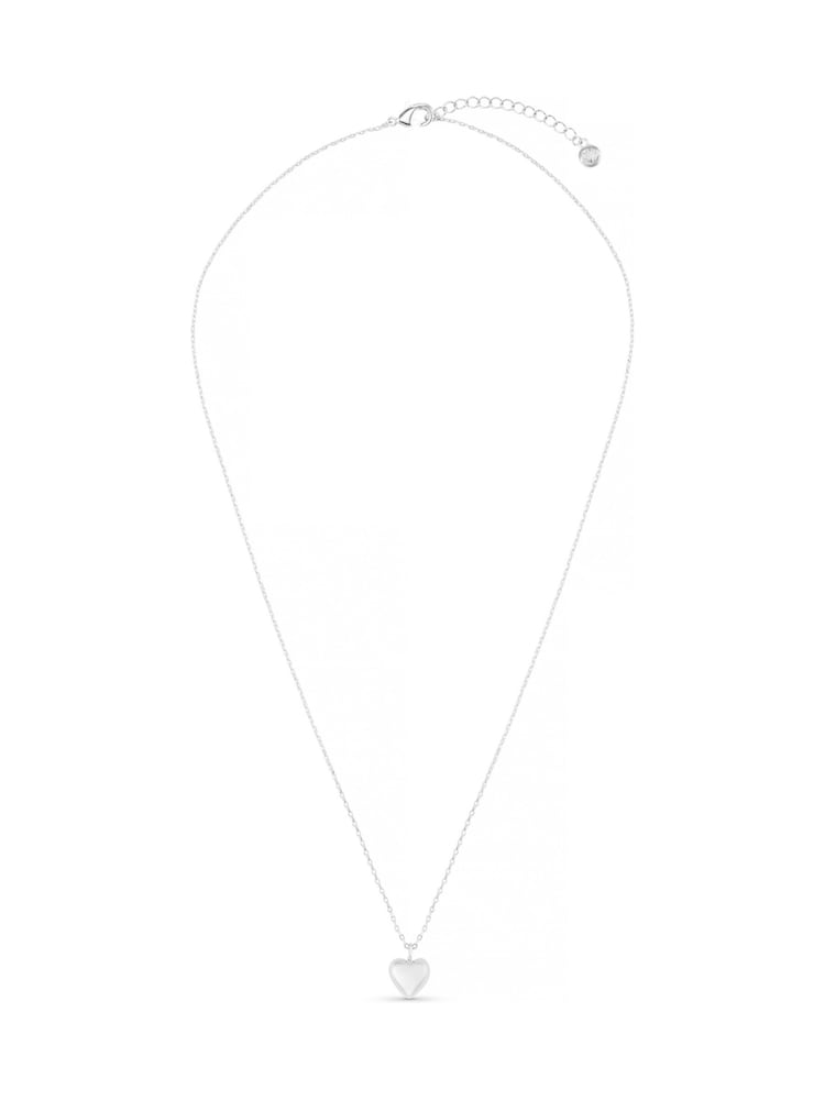 Orelia London Domed Heart Charm Short Necklace - Image 1 of 3