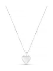 Orelia London Domed Heart Charm Short Necklace - Image 2 of 3