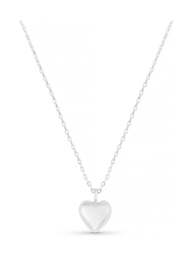 Orelia London Domed Heart Charm Short Necklace - Image 2 of 3