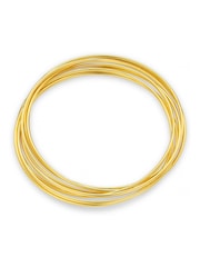 Orelia London Gold Tone Fine Multi Interlocking Bangle - Image 2 of 2