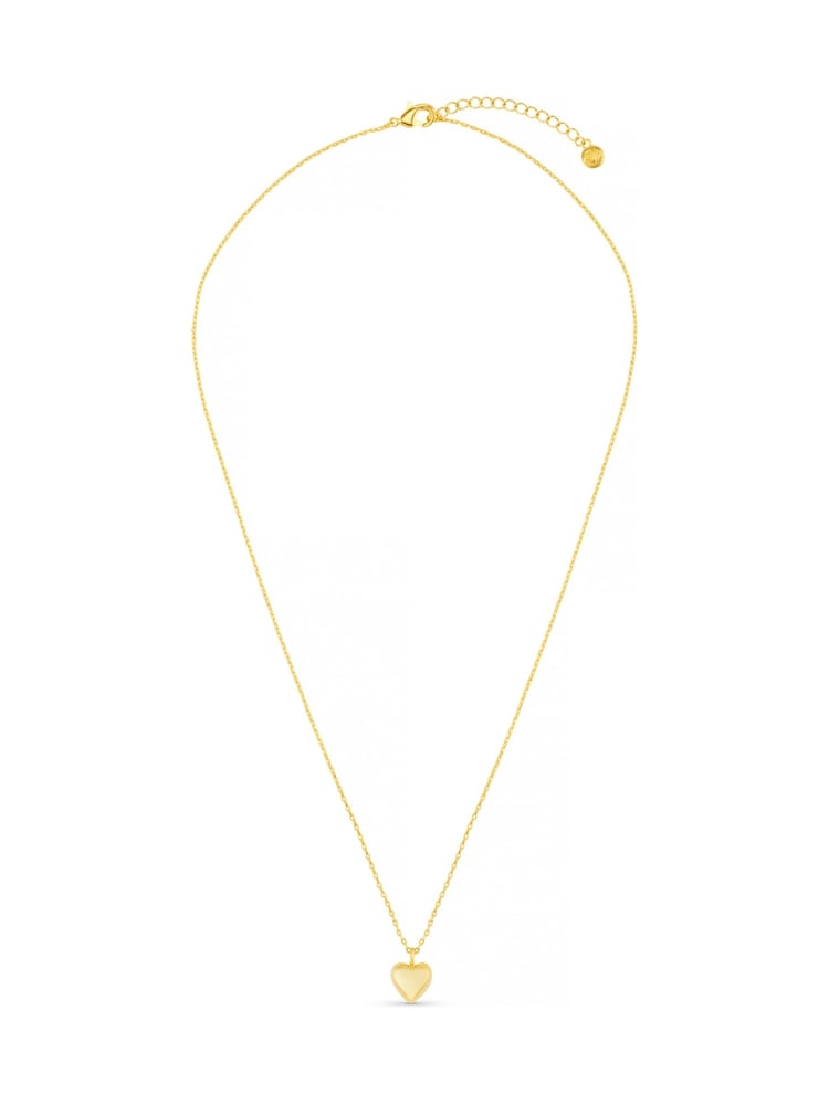 Orelia London Domed Heart Charm Short Necklace - Image 1 of 4