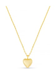 Orelia London Domed Heart Charm Short Necklace - Image 2 of 4