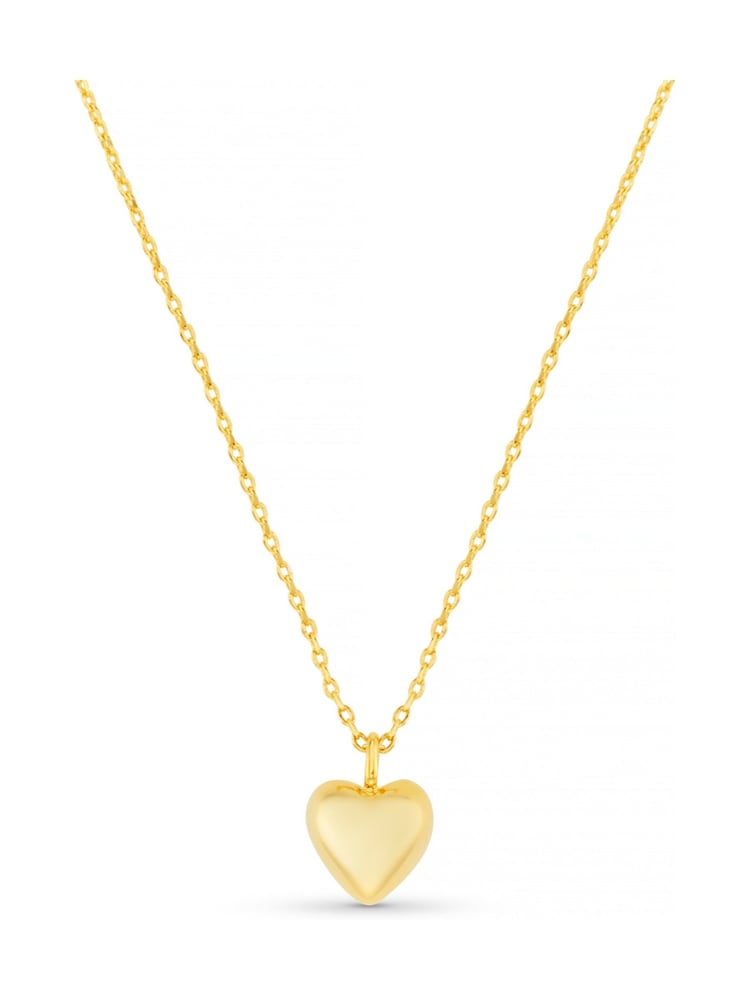 Orelia London Domed Heart Charm Short Necklace - Image 2 of 4