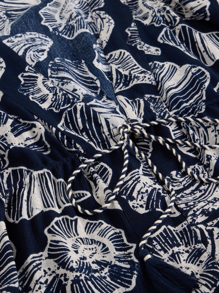 White Stuff Blue Sophie Kimono - Image 6 of 6 White Stuff Blue Sophie Kimono - Image 6 of 6