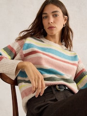 White Stuff Natural Sophia Souffle Jumper - Image 4 of 6
