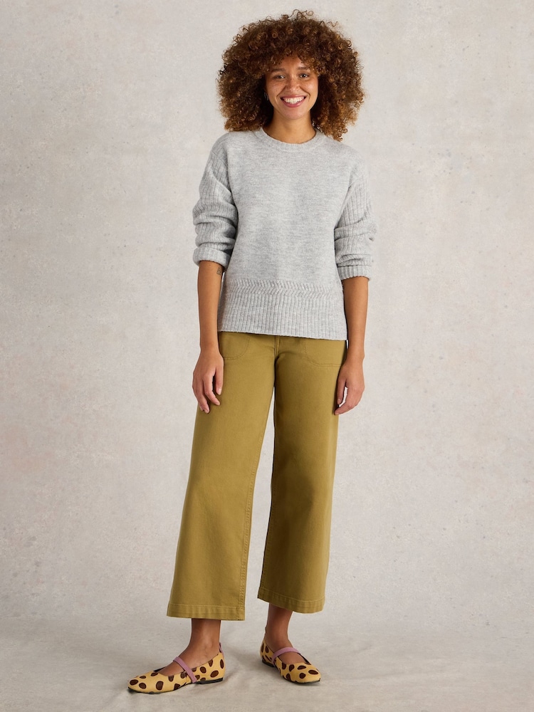 White Stuff Grey Sophia Souffle Jumper - Image 1 of 6