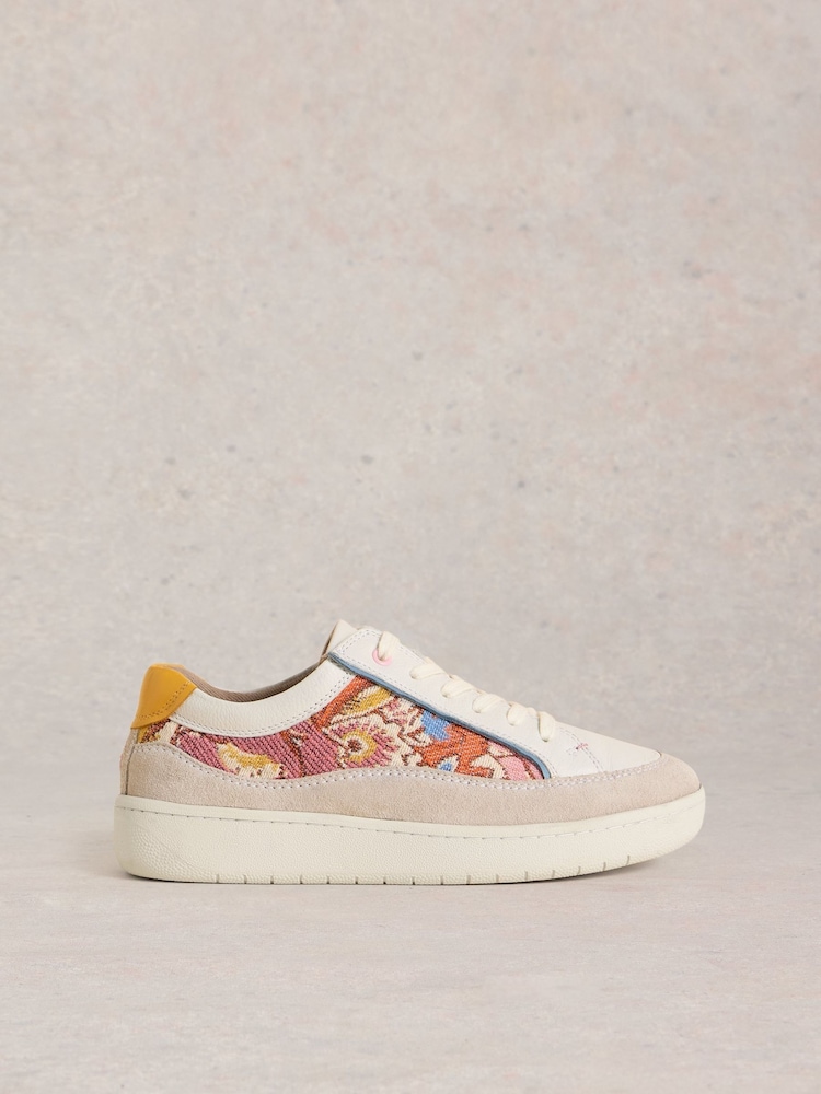 White Stuff White Della Leather Trainers - Image 1 of 4 White Stuff White Della Leather Trainers - Image 1 of 4