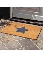 Gallery Home Natural Jumbo Star Coir Doormat - Image 1 of 5