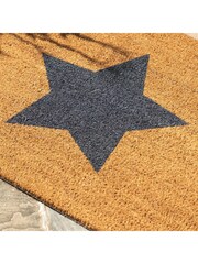 Gallery Home Natural Jumbo Star Coir Doormat - Image 2 of 5