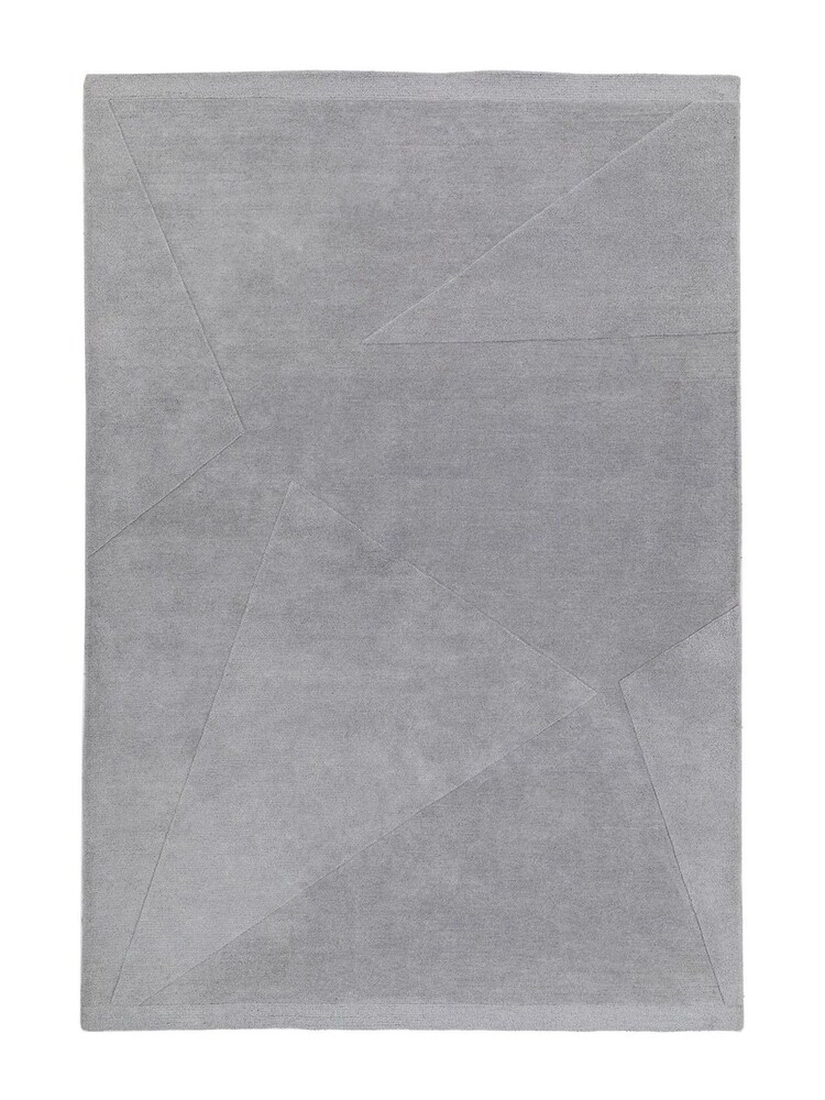 Gallery Home Grey Lambswool Rug - Image 1 of 3