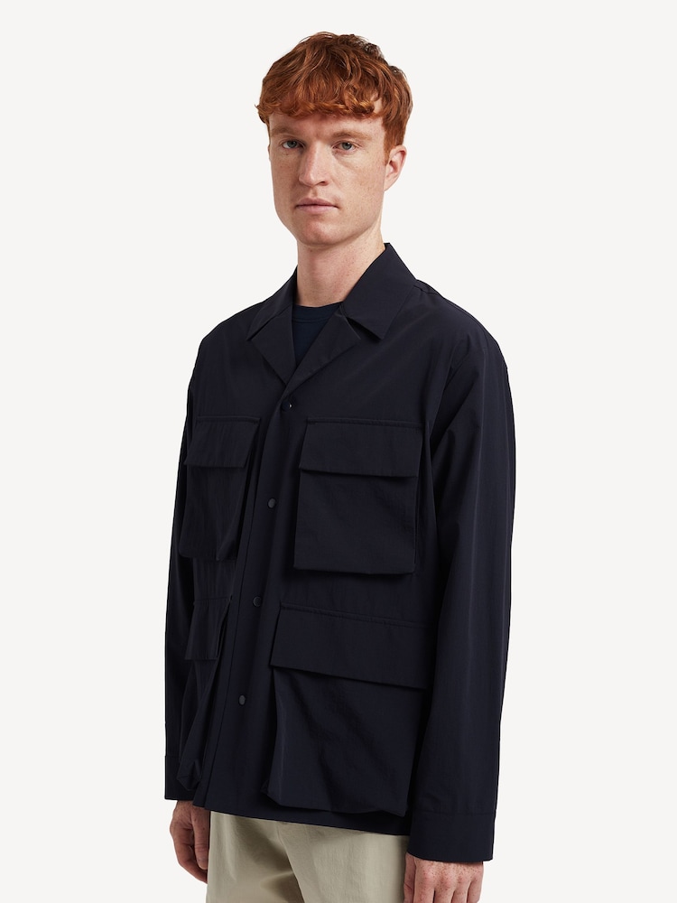 Norse Projects Blue Mads Travel Overshirt - Image 2 of 5