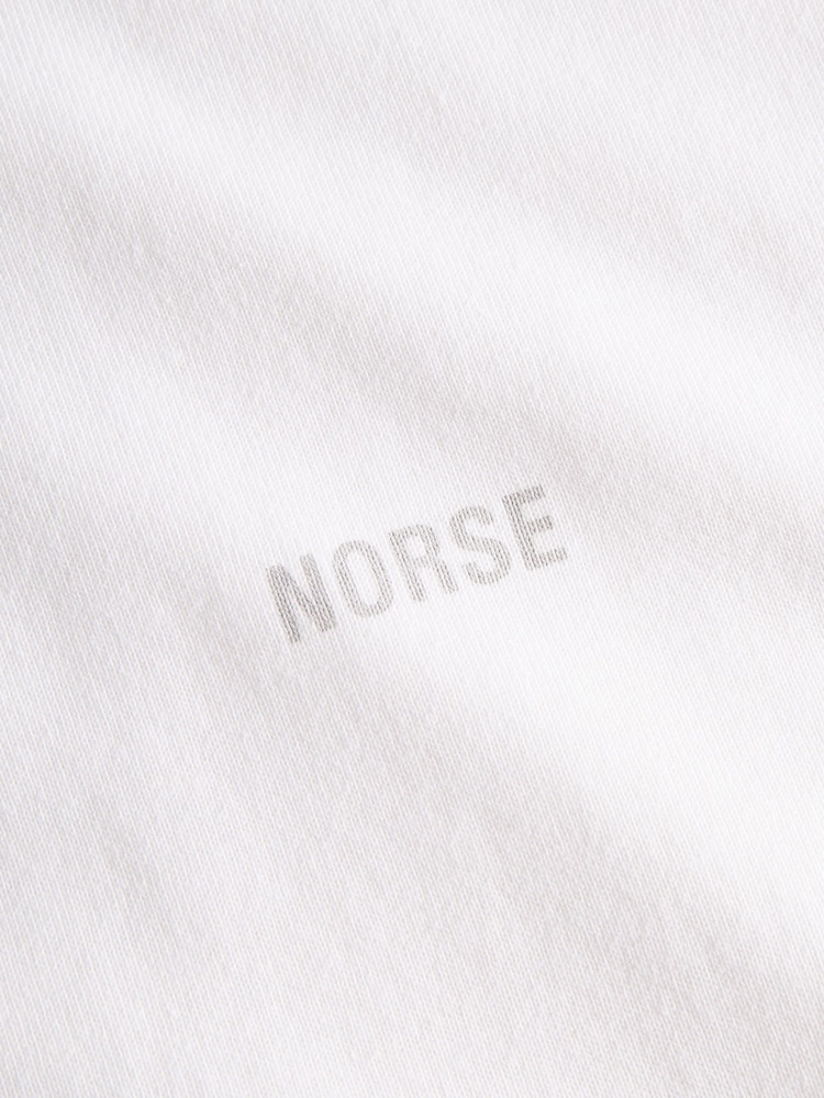 Norse Projects White Johannes Logo Print T-Shirt - Image 5 of 5