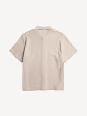 Norse Projects Cream Gustav Crochet Jersey Shirt - Image 4 of 5
